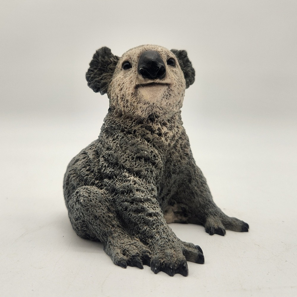 Vintage 1989 Castagna Italy Koala Bear Figurine Realistic Textured Sculpture